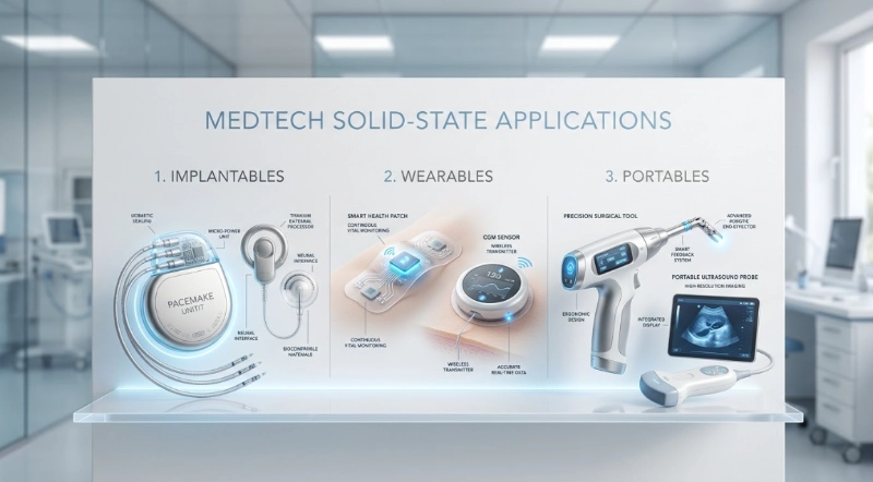 Solid-State Batteries for Medical Devices